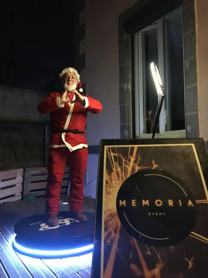 Location Photobooth animation Noël, animation centre commercial